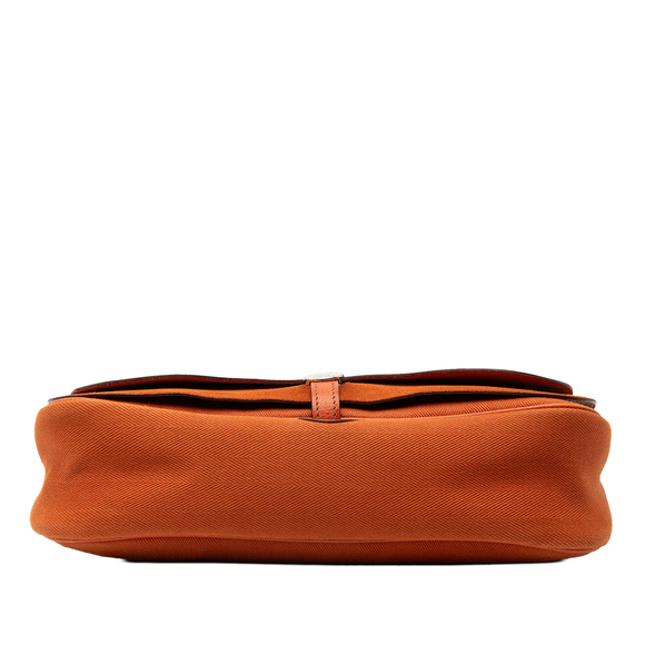 Pre-Loved Hermes Vache Liege and Toile Sac Colorado PM - Picture 3 of 8